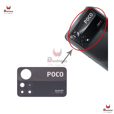 Picture of Rear camera frame only For Xiaomi Poco X4 Pro