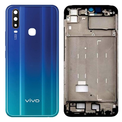Picture of Housing Panel + Battery Door for Vivo Y15 – Full Body Back Shell Replacement with Camera and Button Slots (OEM Quality)