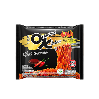 Picture of Mama Instant Noodles Oriental Kitchen Hot Korean Flavour 85gm