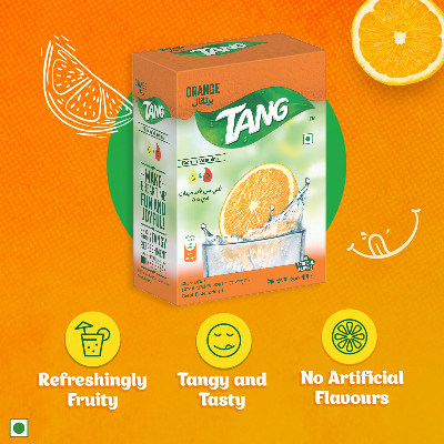 Picture of Tang Orange Flavoured Instant Drink Powder 200gm