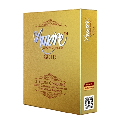 Picture of Amore Luxury Gold Condom (3 Of 3 X 1) 3 Pcs (1 Pack)