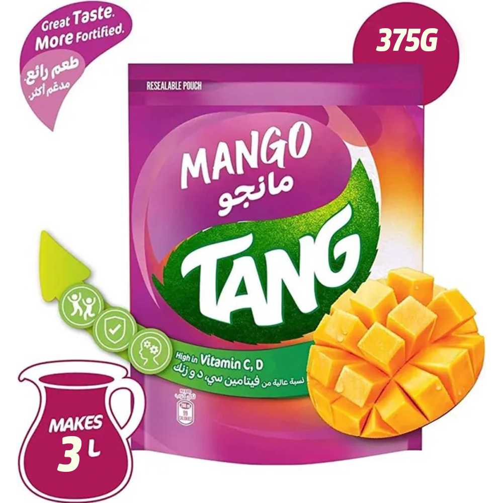 Picture of Tang Mango Flavoured Instant Drink Powder Pouch 375gm