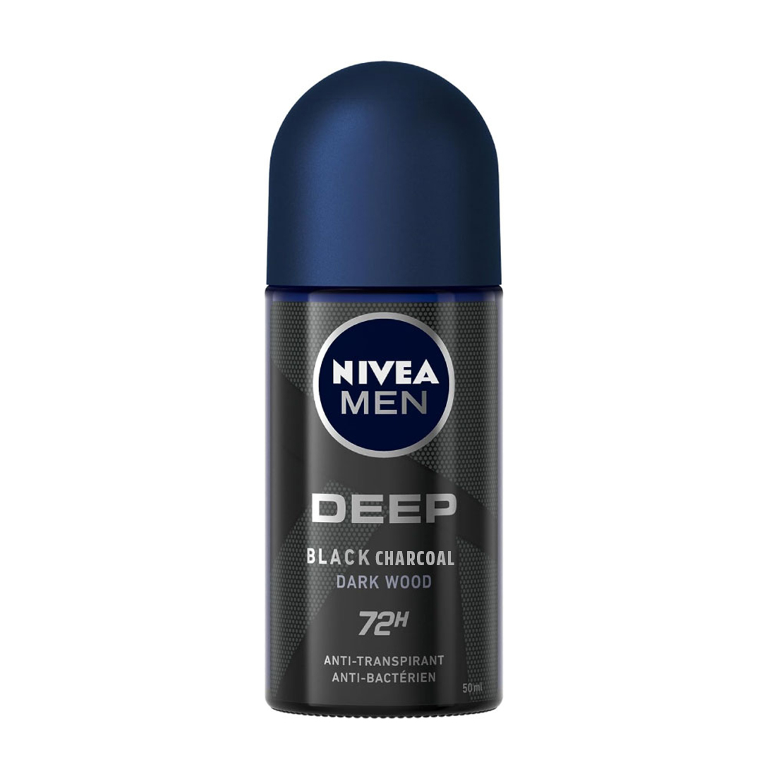 Picture of NIVEA MEN Deep Black Charcoal Dark Wood Roll-On 50ml
