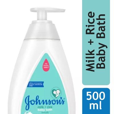 Johnson's Baby Milk + Rice Bath 500ml (Malaysia) IDConline shop bangladeshothoba.com