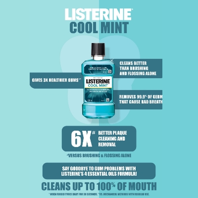 Listerine Cool Mint Liquid Mouthwash 500ml IDConline shop bangladeshothoba.com