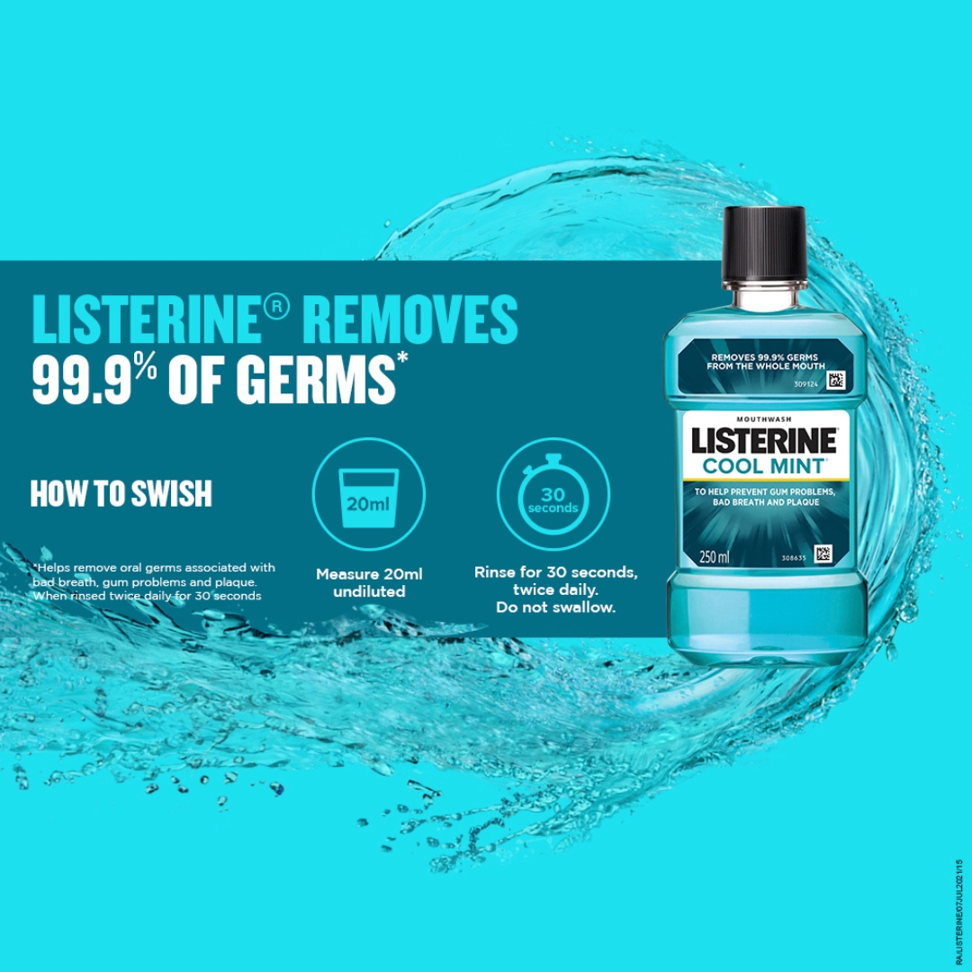 Listerine Cool Mint Liquid Mouthwash 500ml IDConline shop bangladeshothoba.com
