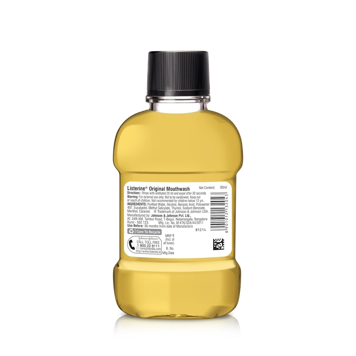 Listerine Original Liquid Mouthwash 80ml IDConline shop bangladeshothoba.com