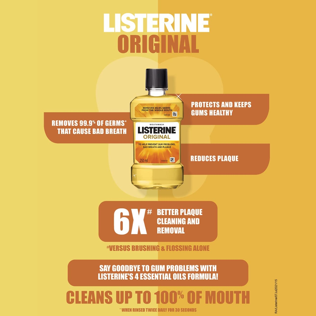 Listerine Original Liquid Mouthwash 80ml IDConline shop bangladeshothoba.com
