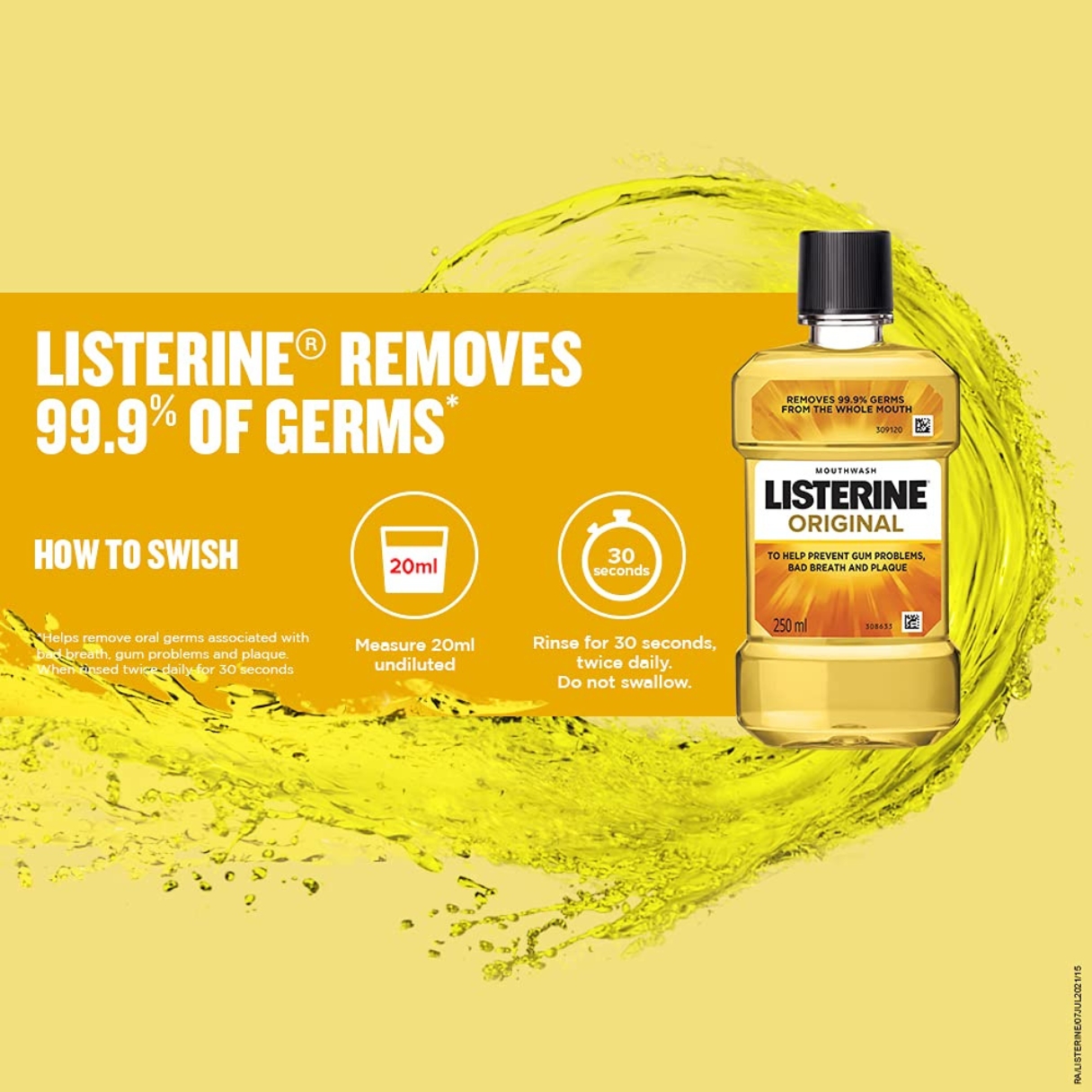 Listerine Original Liquid Mouthwash 80ml IDConline shop bangladeshothoba.com