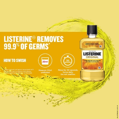 Listerine Original Liquid Mouthwash 80ml IDConline shop bangladeshothoba.com