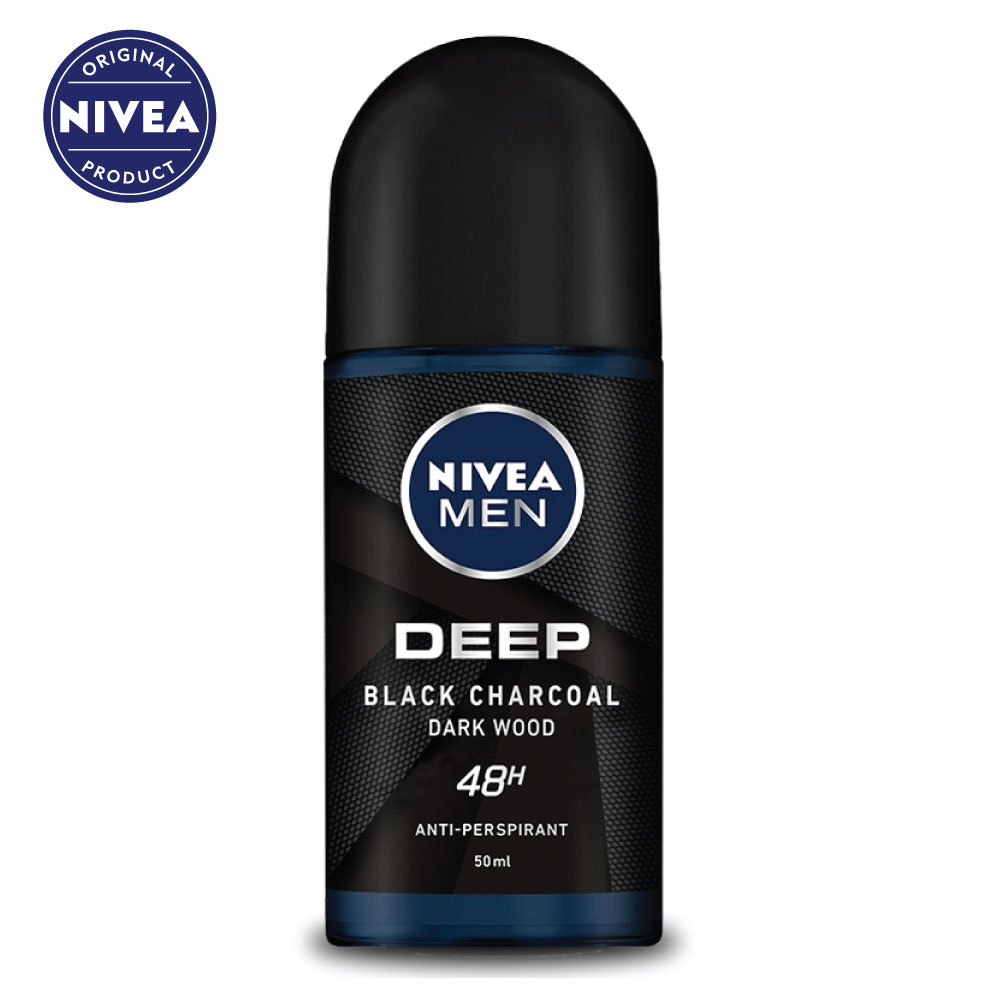 Picture of NIVEA MEN Deep Black Charcoal Roll on 50 ml
