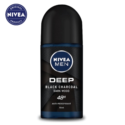 Picture of NIVEA MEN Deep Black Charcoal Roll on 50 ml
