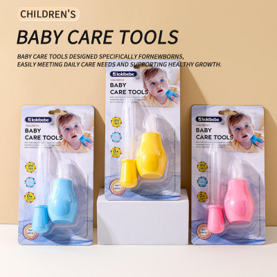 Picture of Manual Baby Nasal Aspirator with Snot Cleaner Dropper Type Water & Medicine Feeder Set