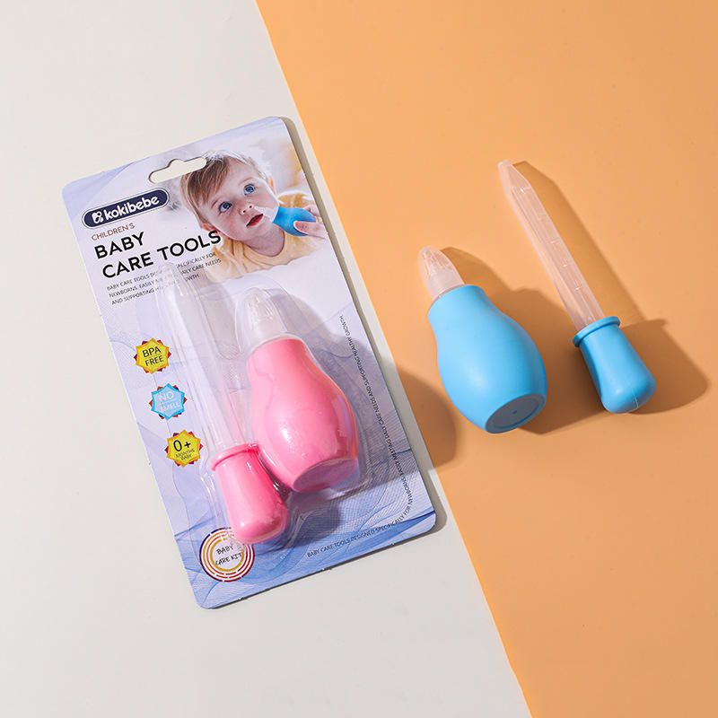Picture of Manual Baby Nasal Aspirator with Snot Cleaner Dropper Type Water & Medicine Feeder Set