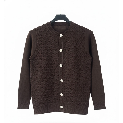 Picture of WINTER CREW NECK BUTTON CARDIGAN FOR WOMEN