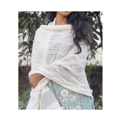 Picture of Luxury Women's Winter Shawl Soft Warm Wool Blend Elegant Wrap