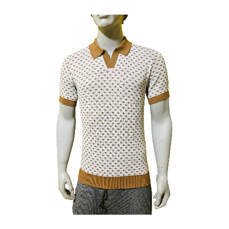 Picture of Exclosive mans polo neck shot sleeve sweaters