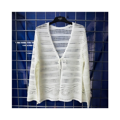 Picture of Exclusive Crochet V-Neck Cardigan For Women