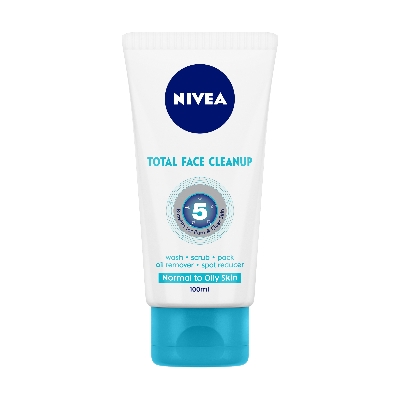 Picture of NIVEA Total Face Cleanup Face Wash 114gm