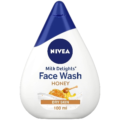 Picture of NIVEA Face Wash Milk Delights Moisturizing Honey for Dry Skin 100ml