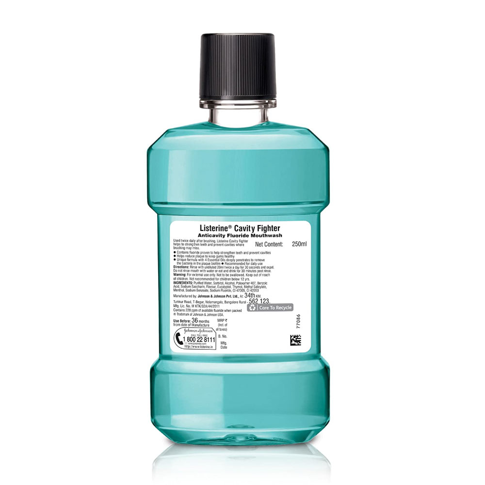 Listerine Cavity Fighter Mouthwash 250ml IDConline shop bangladeshothoba.com