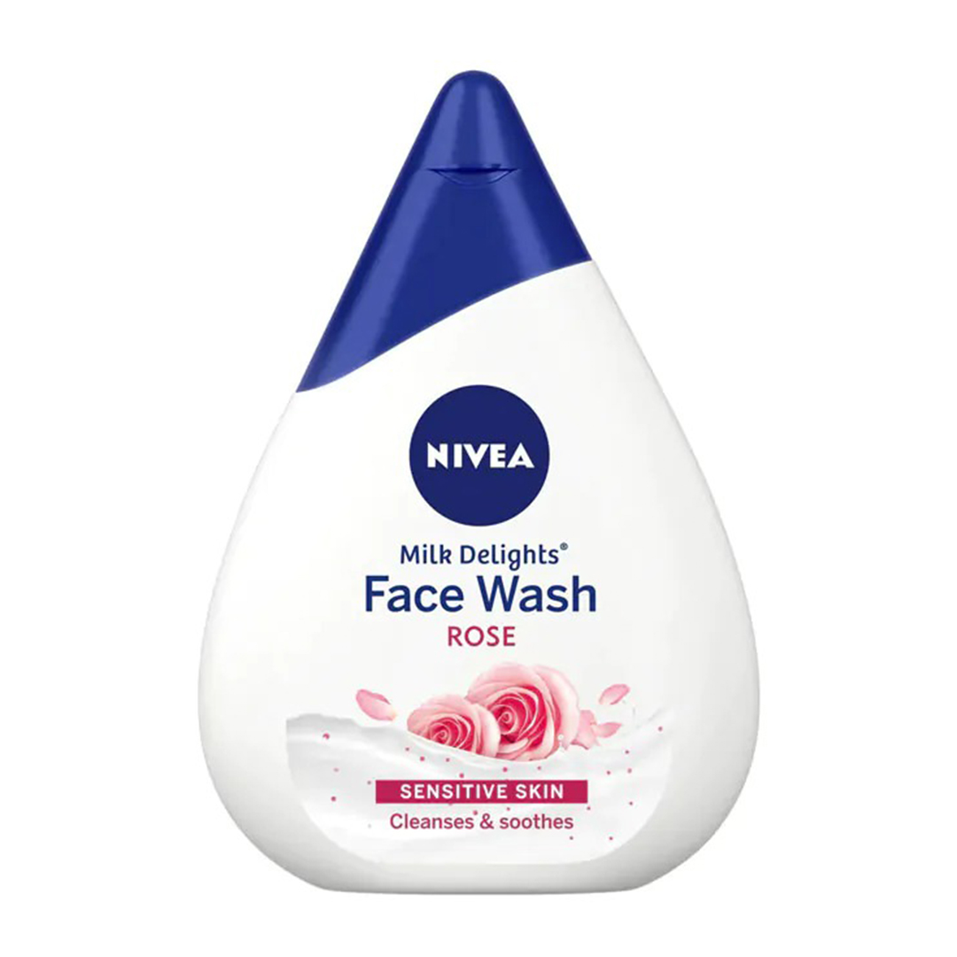 Picture of NIVEA Milk Delights Face Wash Caring Rosewater for Sensitive Skin 100ml