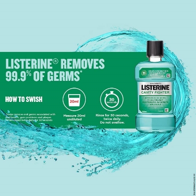 Listerine Cavity Fighter Mouthwash 500ml IDConline shop bangladeshothoba.com
