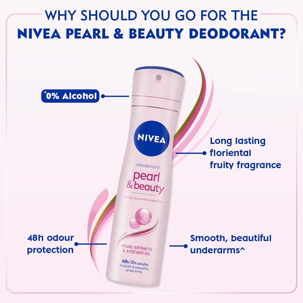 Picture of NIVEA Female Body Spray Pearl & Beauty 150ml