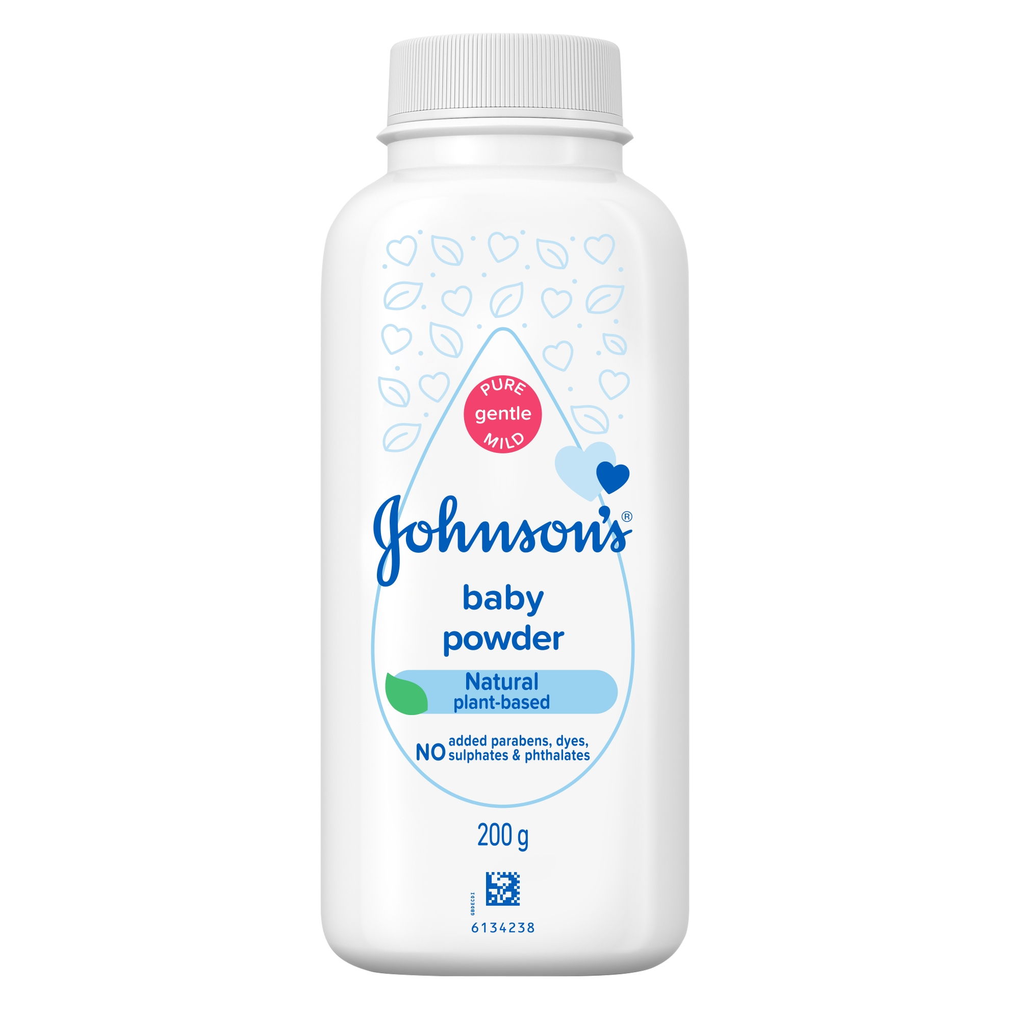 Johnsons Baby Powder Natural Plant Based 200 gm IDConline shop bangladeshothoba.com
