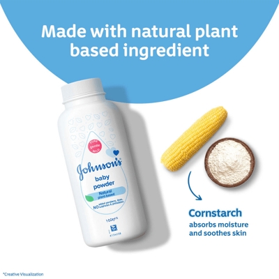 Johnsons Baby Powder Natural Plant Based 200 gm IDConline shop bangladeshothoba.com