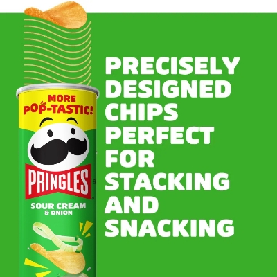 Picture of Pringles Sour Cream & Onion Potato Chips 134gm