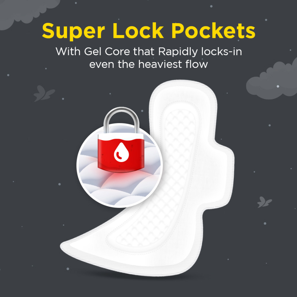 Stayfree Advanced All Nights Ultra-Soft XXL Sanitary Thin Napkins, with Wings 7 pads IDConline shop bangladeshothoba.com