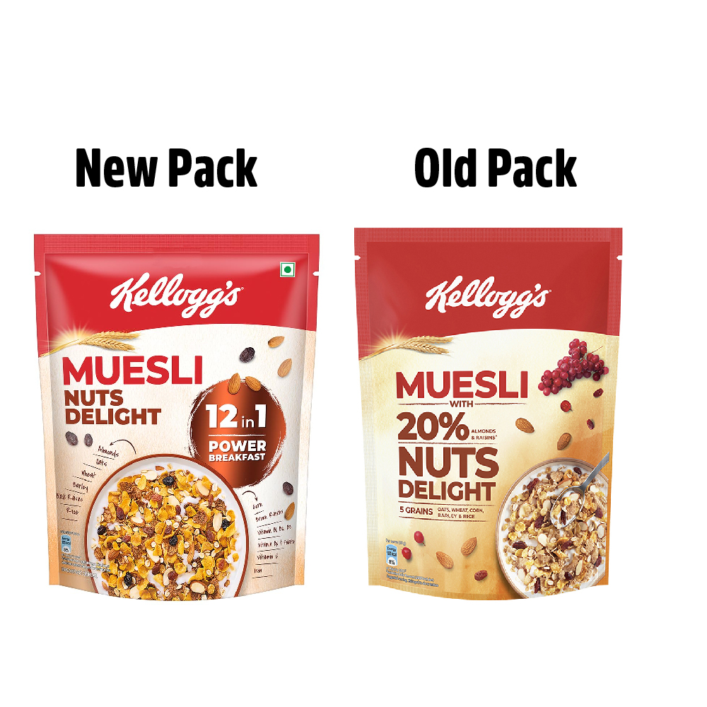 Picture of Kellogg's Muesli Nut Delight Breakfast Cereal 500gm