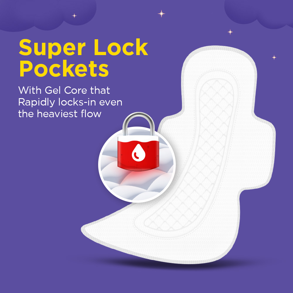 Stayfree Dry-Max All Nights XXL Thin Sanitary Napkins, with Wings 14 pads IDConline shop bangladeshothoba.com