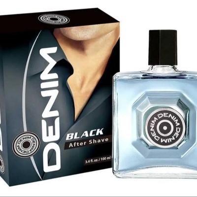 Picture of International UAE product Denim BLACK after shave used for male - 100 ml
