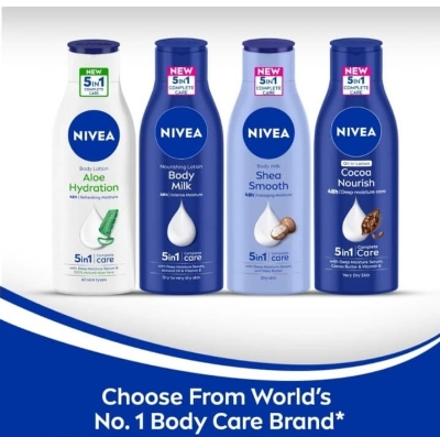 Picture of International Indian product Nivea Nourishing Moisture Body Milk Body Lotion used for male/ female - 4000 ml