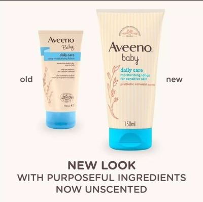 Picture of Aveeno Baby Daily Care Moisturising Lotion 150ml, Made in UK