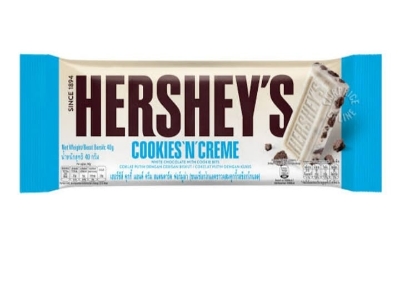 Picture of International Malaysia ProductHershey's Cookies n Creme Chocolate Bar, 40g (Pack Of 24)