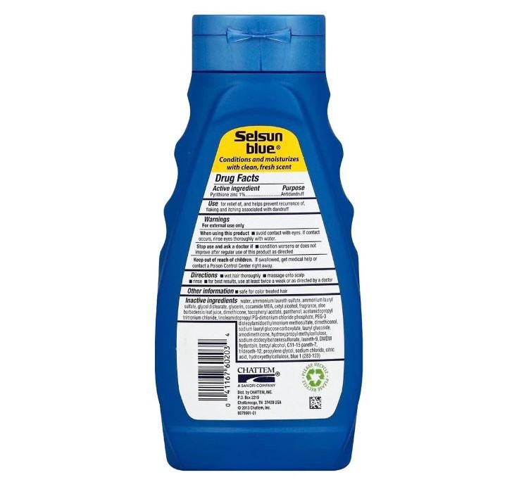 Picture of International product Selsun Blue Itchy Dry Scalp Antidandruff Shampoo,325ml