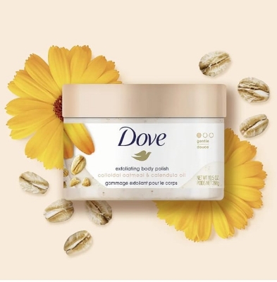 Picture of International UK Product Dove Exfoliating Body Polish Scrub Oatmeal & Calendula-225ml