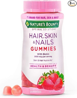 Picture of Nature’s Bounty Hair, Skin and Nails Vitamin Gummies with Biotin, 80ct