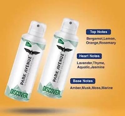 Picture of Indian product Body spray party scent PARK AVENUE DISCOVER used for male/female - 150 ml