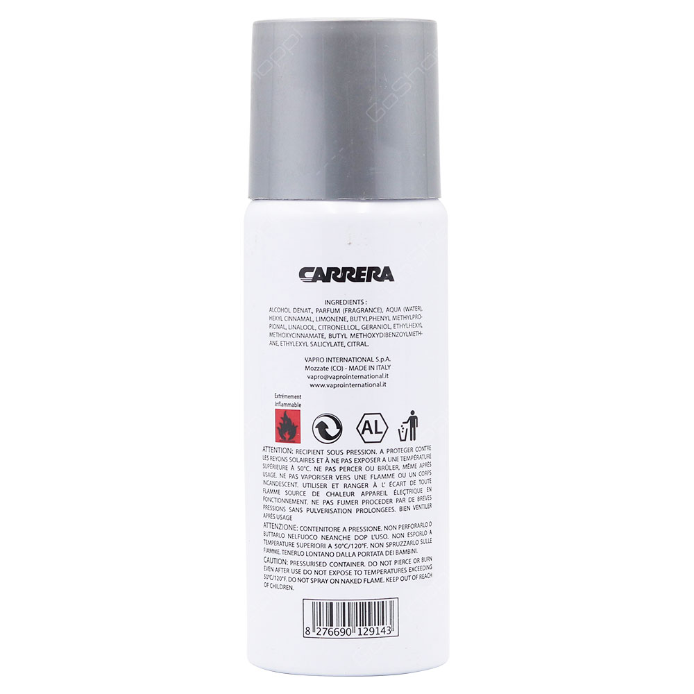 Picture of Internatrional Italay Product Carrera Speed Deodorant Spray For Men 200ml