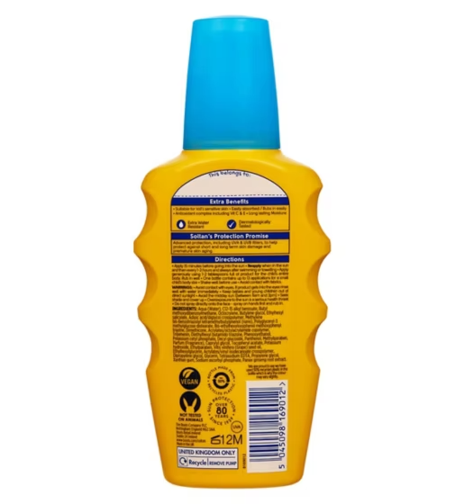 Picture of International UK Product Soltan Kids Protect & Moisturise Spray SPF50+ 200ml