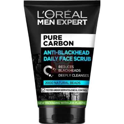 Picture of L'Oréal Paris Men Expert Pure Carbon Anti-Blackhead Daily Face Scrub 100 ml