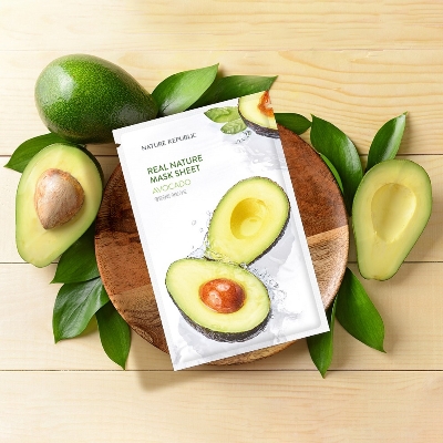 Picture of International Korean Product Skin care NATURE REPUBLIC Real nature AVOCADO mask sheet used for male/female - 23 ml