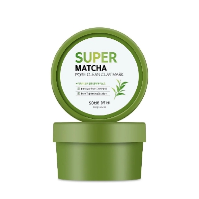 Picture of International Korean product Skin care SOME BY MI Super Matcha Pore Clean Clay Mask used for male/female - 100 gm