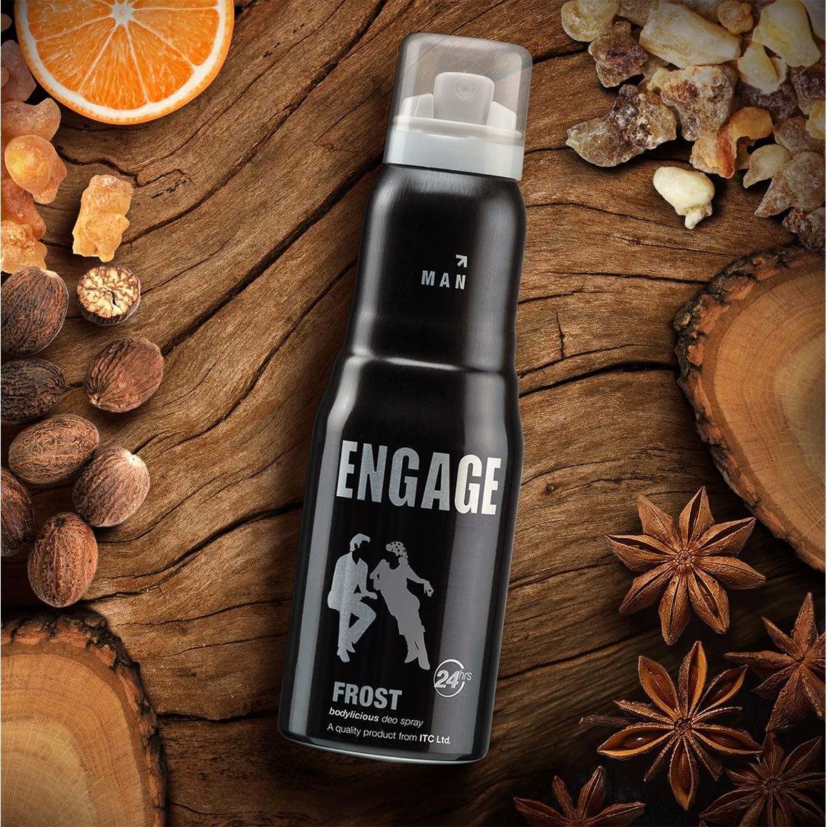 Picture of Indian Product Engag Frost Deodorant For Men Citrus & Spicy Skin Friendly - 150 ml
