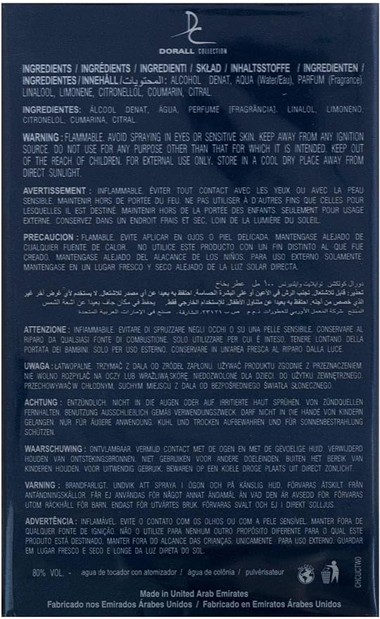 Picture of International UAE product Dorall collection DC perfume TWILIGHT WILDERNESS for male - 100 ml