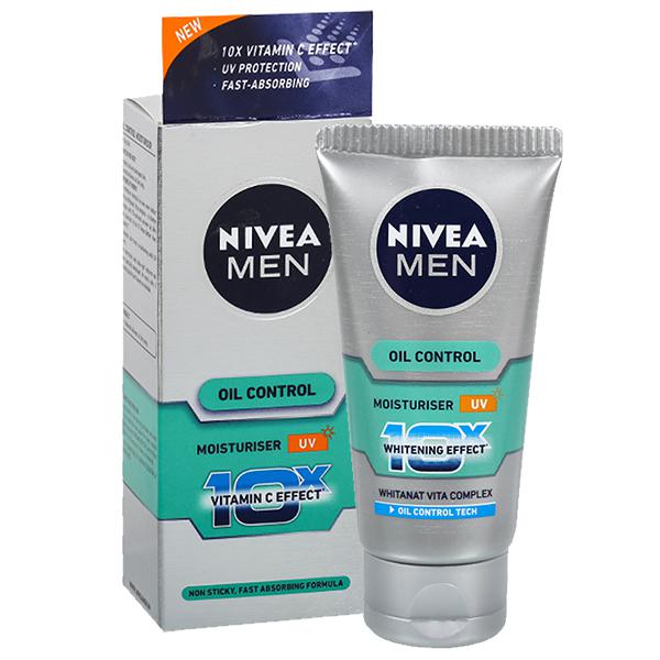Picture of International Indian Product Indian product skin care Nivea men oil control moisturizer uv 10x vitamin c effect used for male - 50 gm